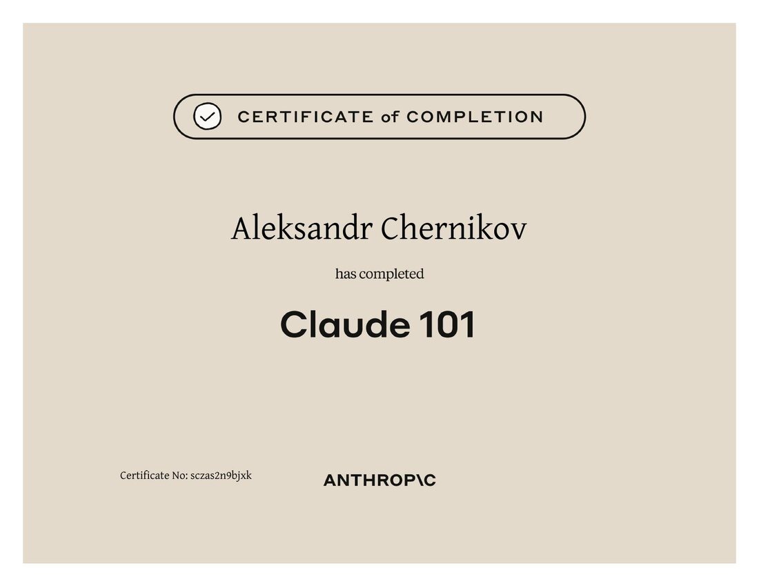 Anthropic — Claude 101